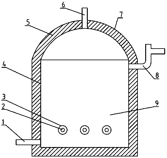 Biogas fermentation tank heat-tracing heating constant temperature device and application method thereof