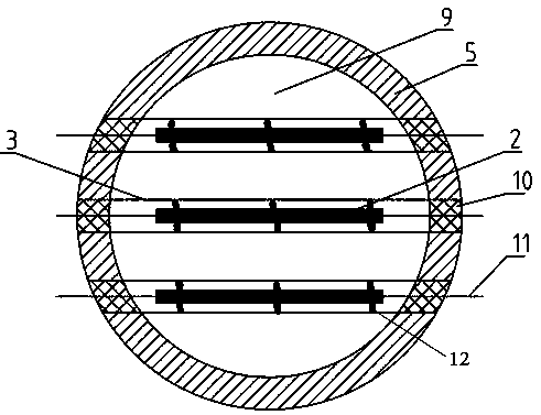 Biogas fermentation tank heat-tracing heating constant temperature device and application method thereof