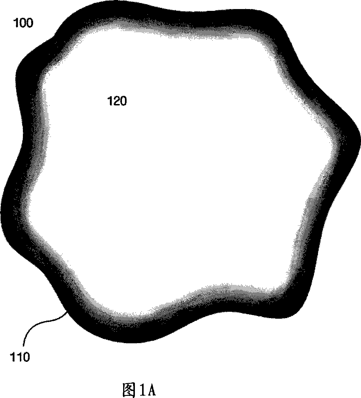 Method, medium, and display system with enlarged apparent size