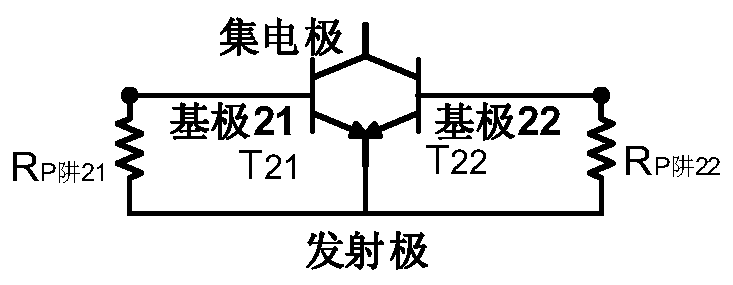 A bidirectional thyristor electrostatic protection device