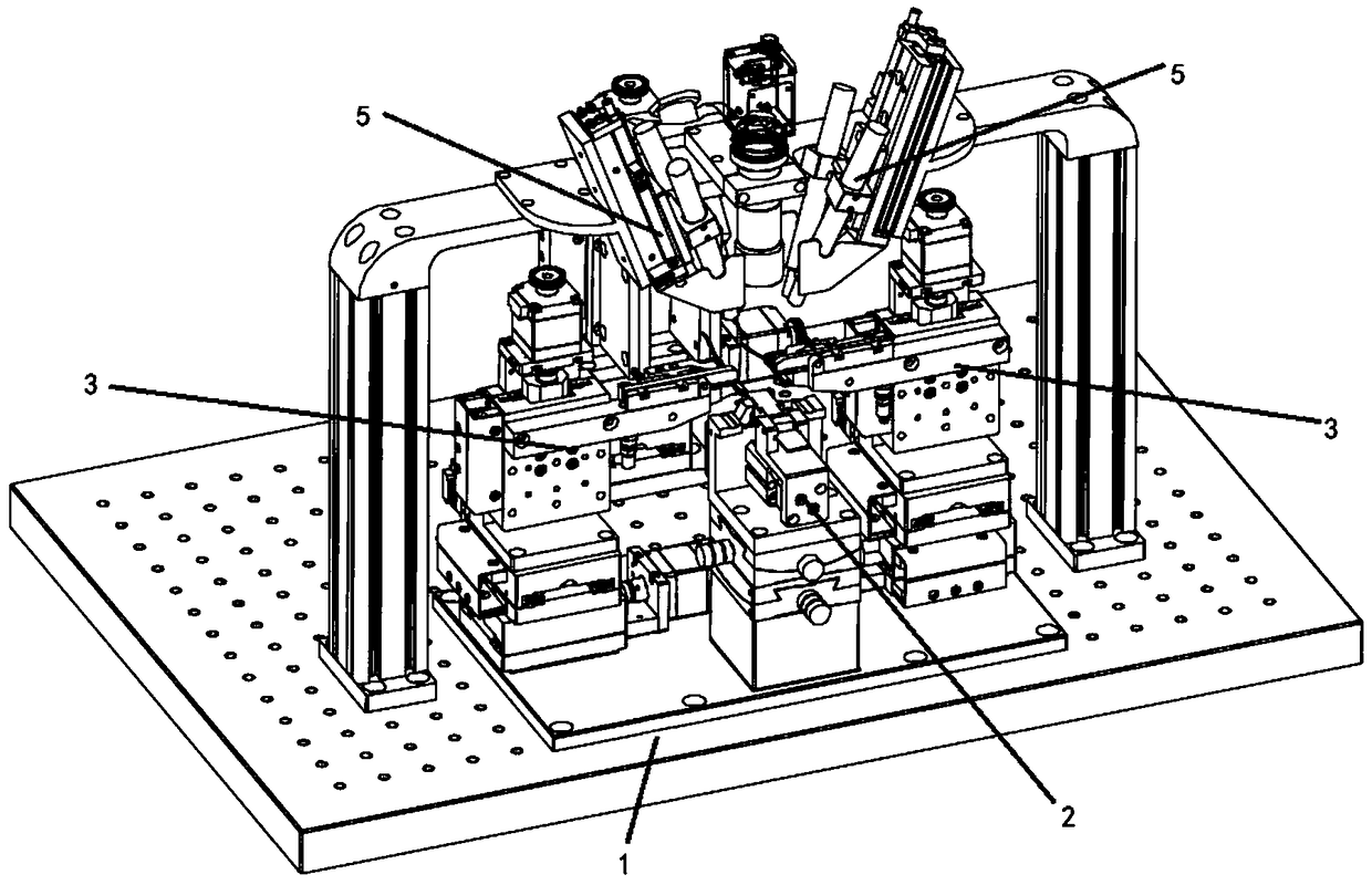 Method and system for COB optical module automatic coupling dispensing curing