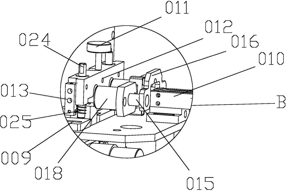 A same-side material loading and blanking method and an automatic material loading and blanking mechanism for realizing the above method