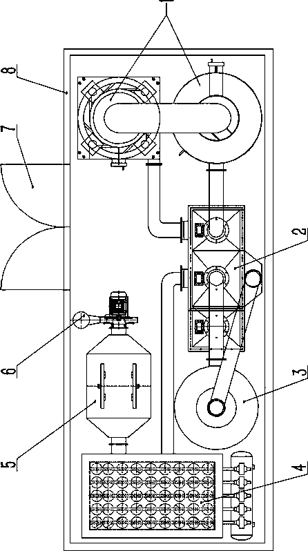 Movable integrated small efficient life solid waste incinerator system