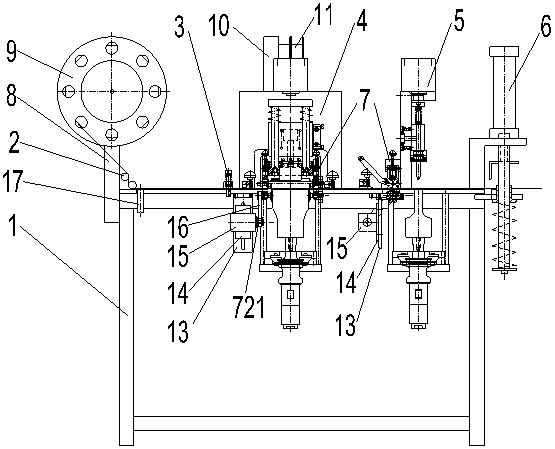 Blanket binding and sticking band ultrasonic welding machine