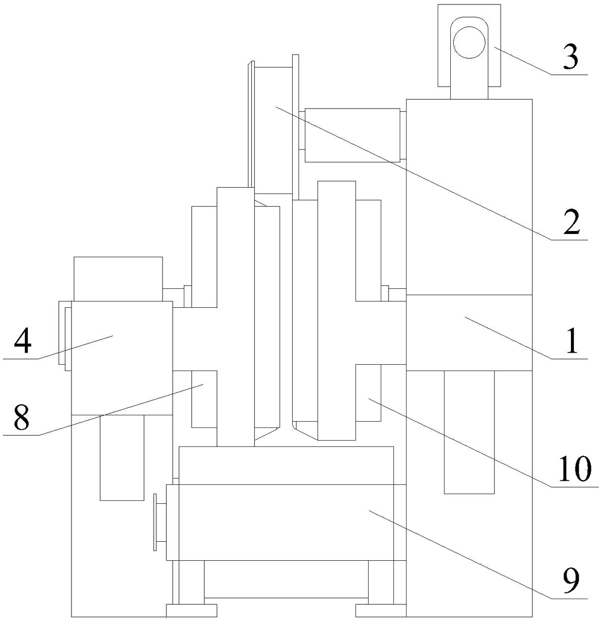 Rolling type joist steel low-temperature straightening device