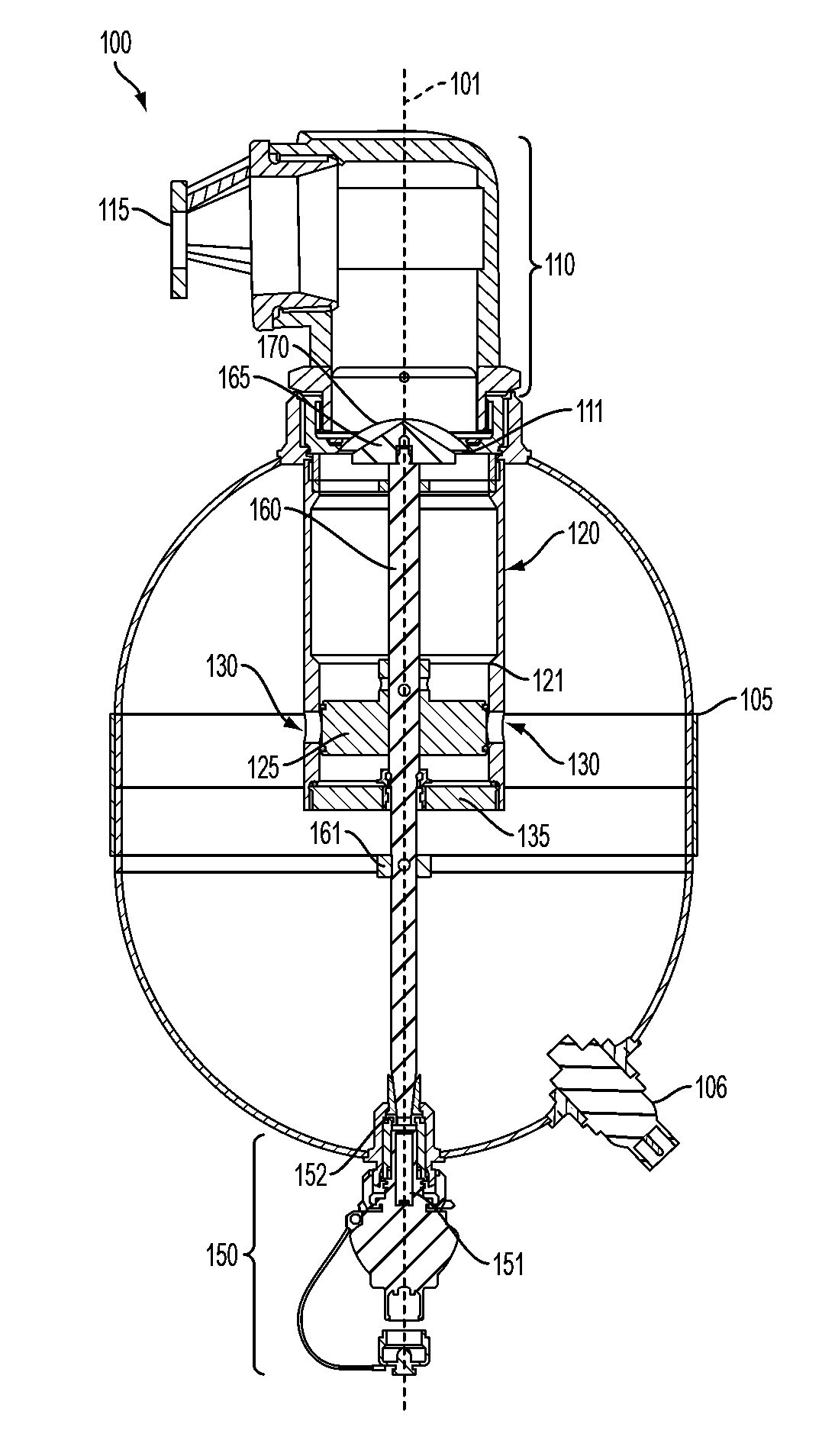 Automatic fire extinguishing system with gaseous and dry powder fire suppression agents