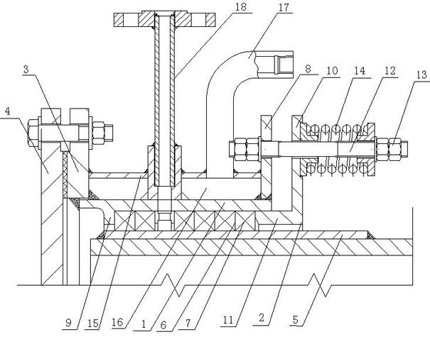 Special sealing device for cylinder body of high-temperature rotary kiln