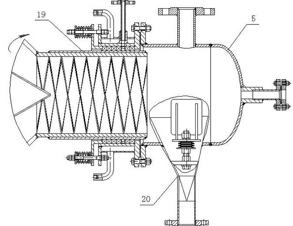 Special sealing device for cylinder body of high-temperature rotary kiln