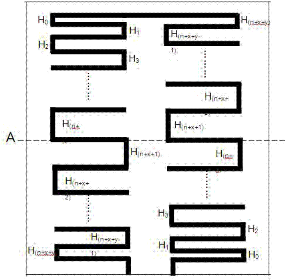 Method for preparing portable rectangular flexible low voltage driving electric heating film