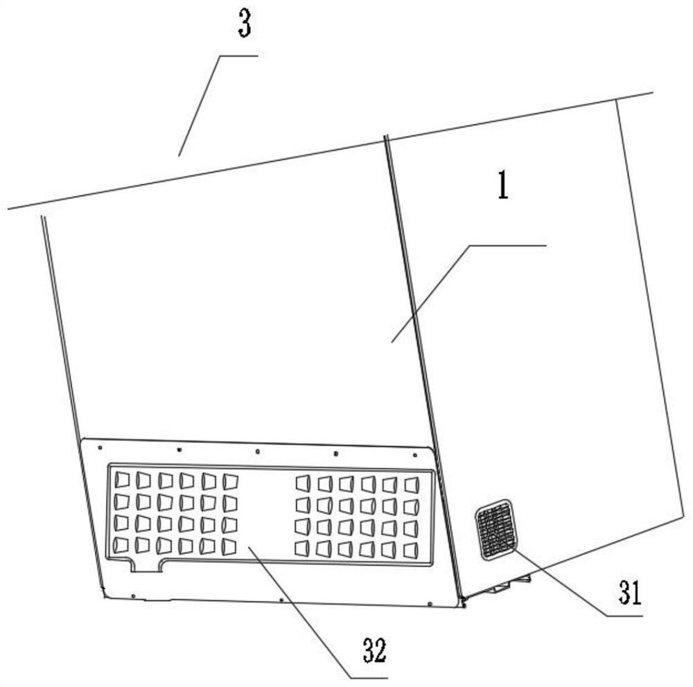 Heat dissipation system, box body and installation method