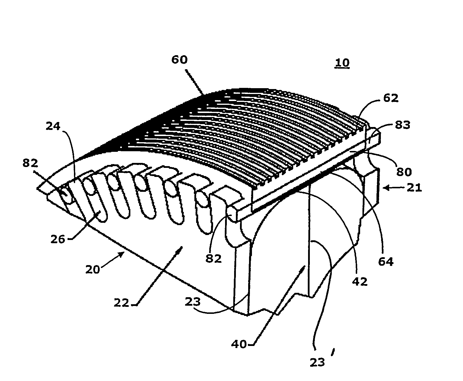 Wheel for driving a flexible handrail