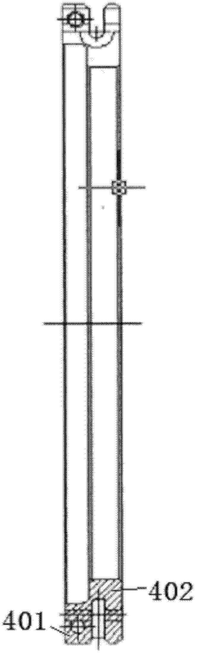 Inertia friction welding clamping mechanism for front drum of engine