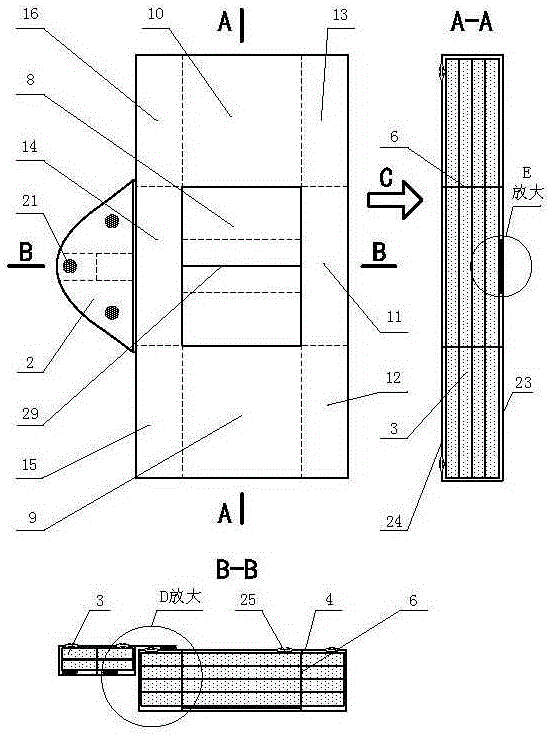 Combined deformation pillow