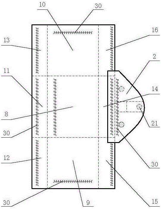 Combined deformation pillow