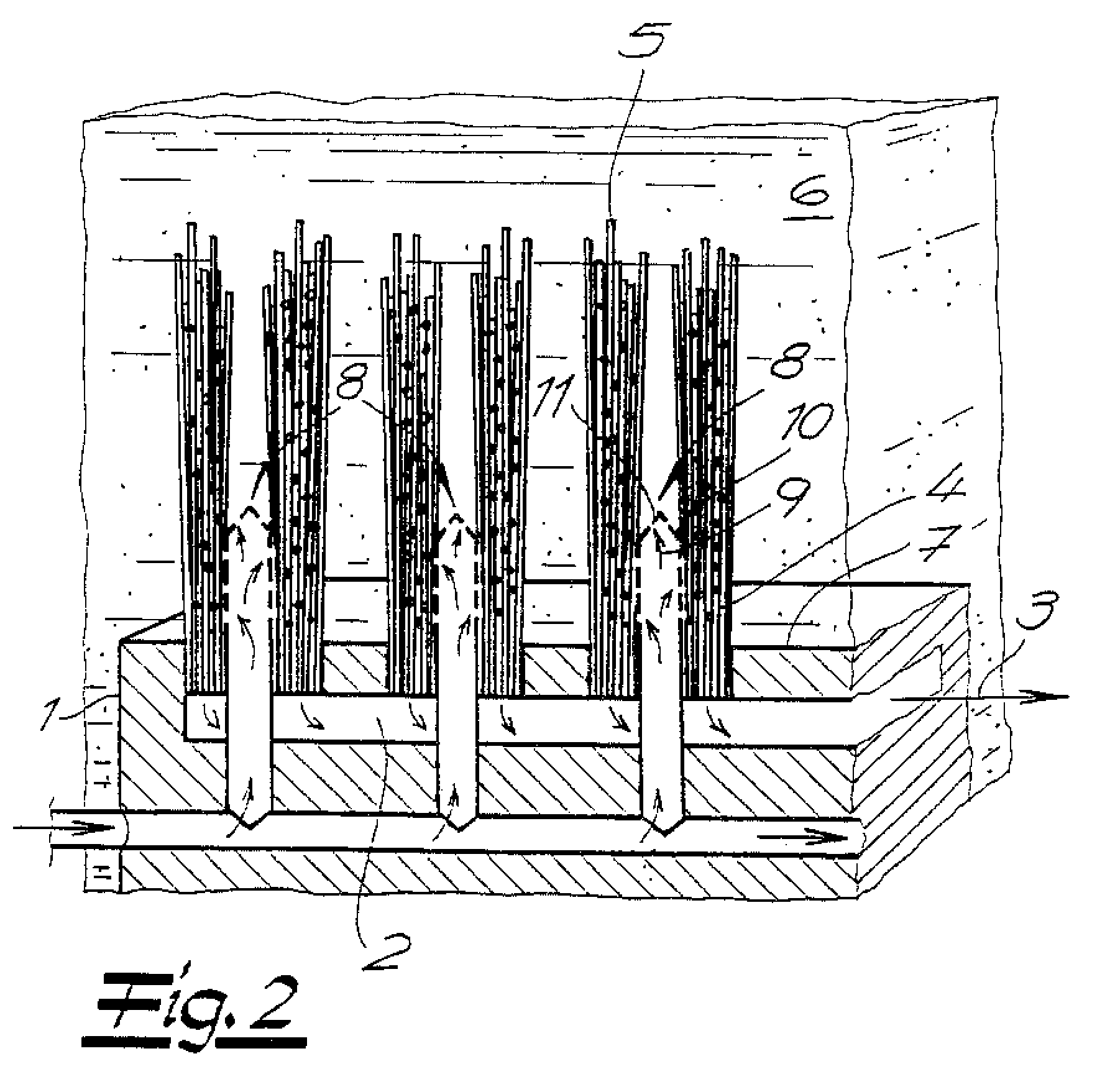 Membrane filter for water treatment