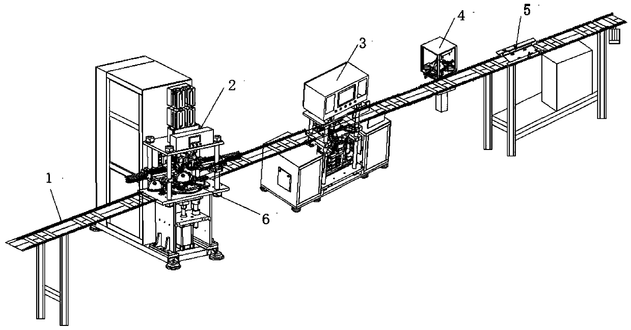 Full-automatic shell welding production line