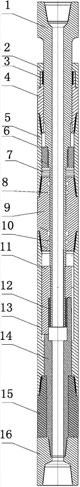 Underground torsion impact stimulation device based on drill string vibration