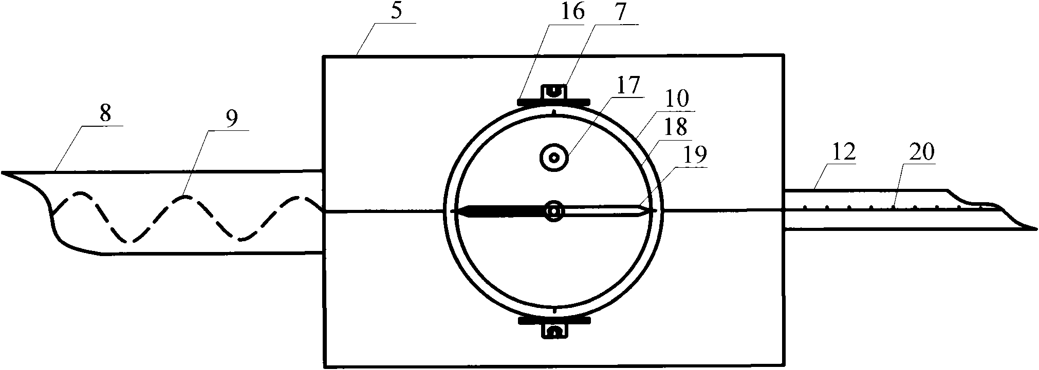 Engineering geology crack measuring method and measuring device thereof