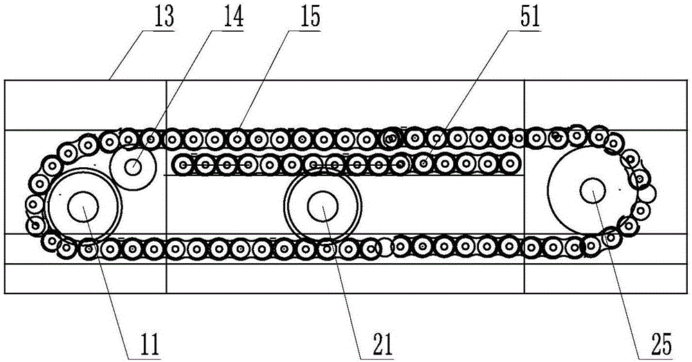 Electric door transmission device