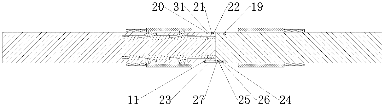 Detachable winding shaft structure