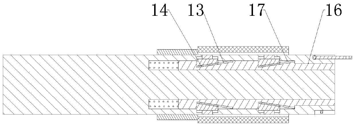 Detachable winding shaft structure