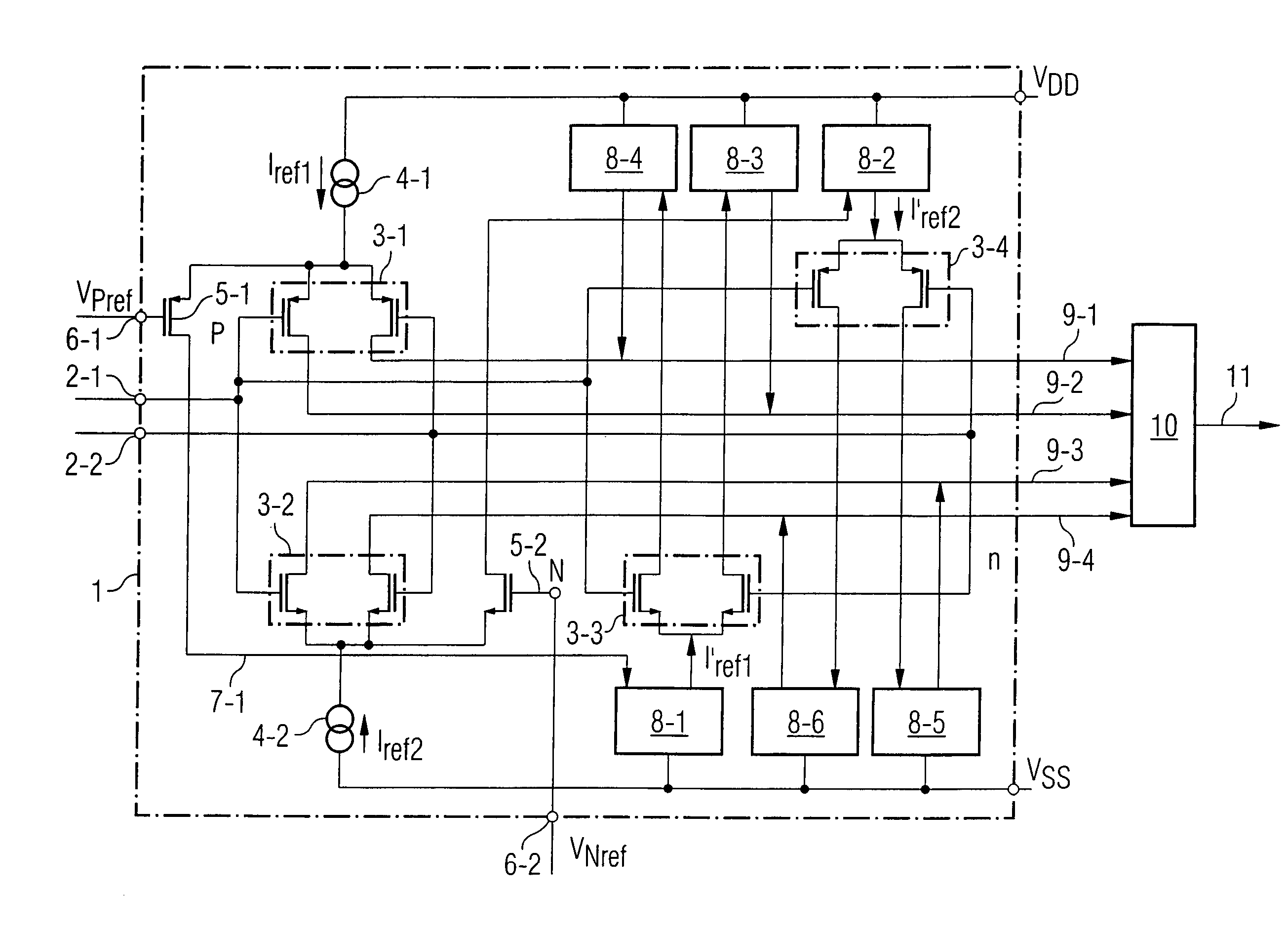 Rail-to-rail-input buffer