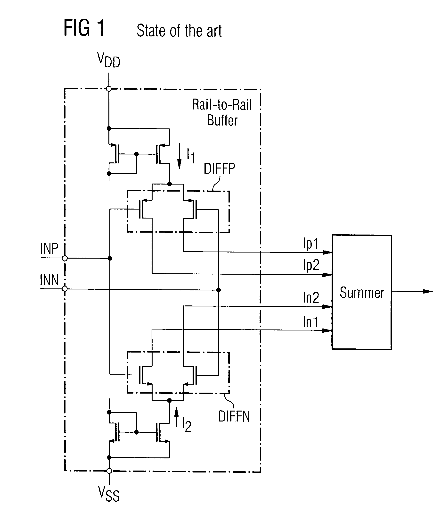 Rail-to-rail-input buffer