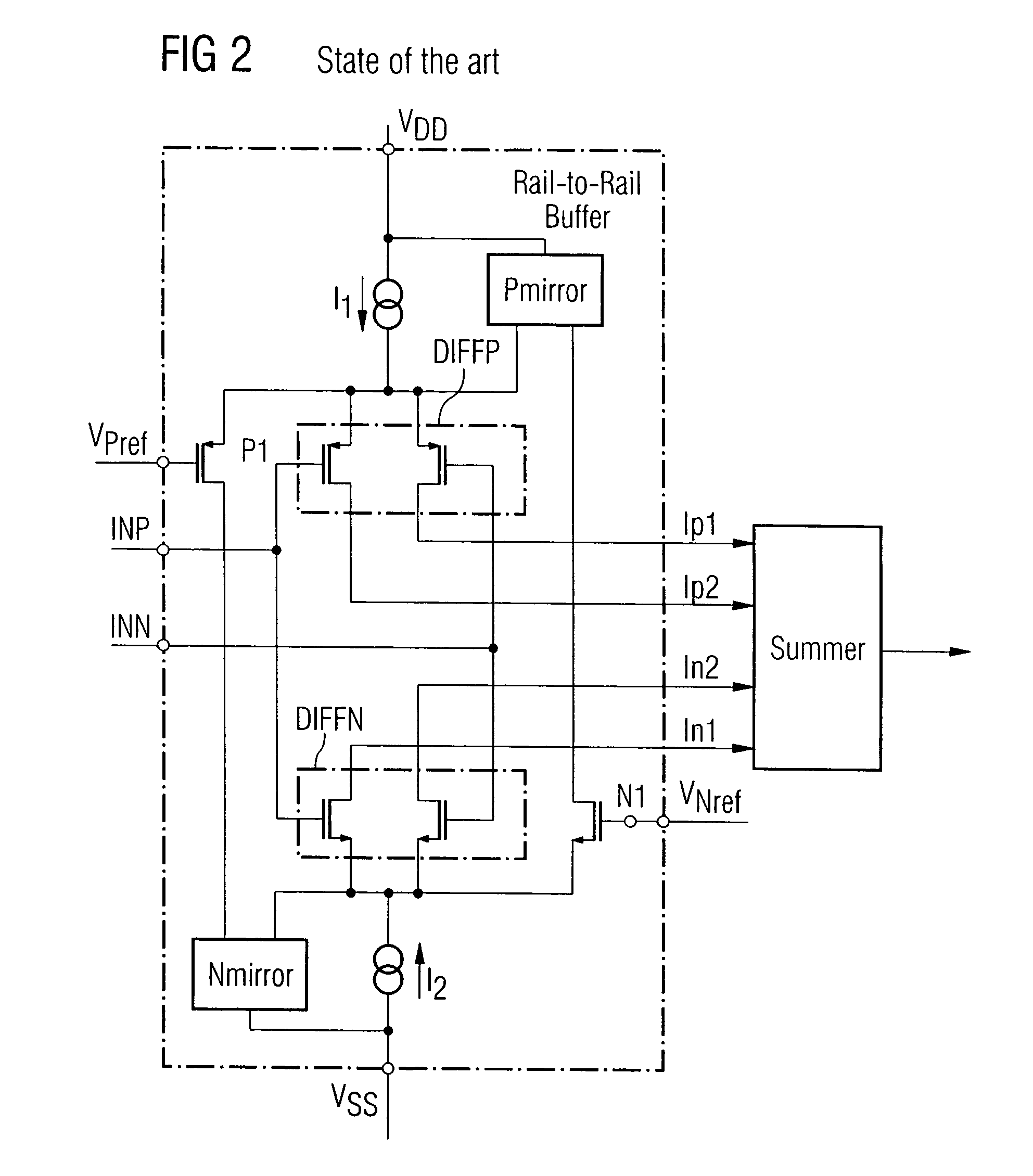 Rail-to-rail-input buffer