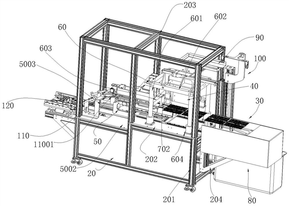 A kind of cable tie separation and cutting equipment