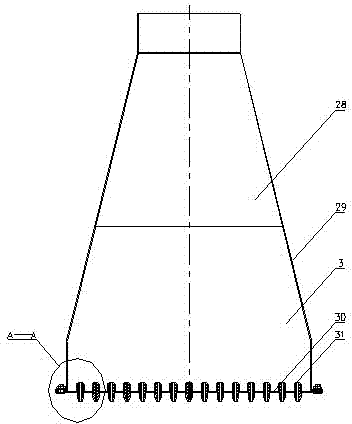 Nozzle type automatic precision rice seedling raising seeding device