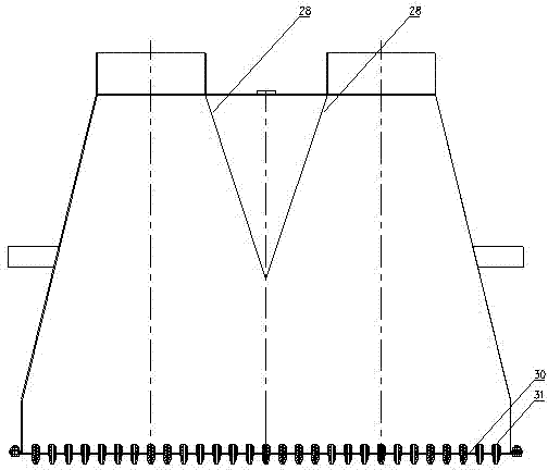 Nozzle type automatic precision rice seedling raising seeding device