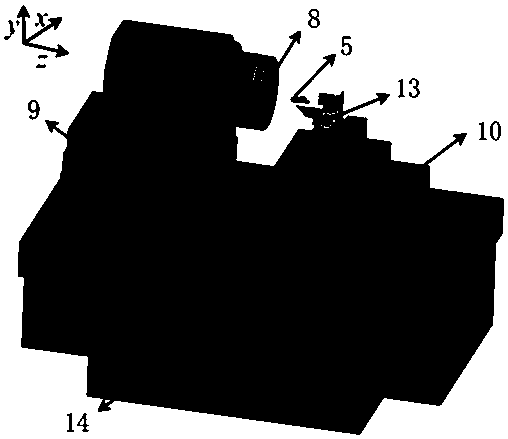 Titanium alloy ultraprecision machining method based on ultrasonic elliptical vibration cutting technology