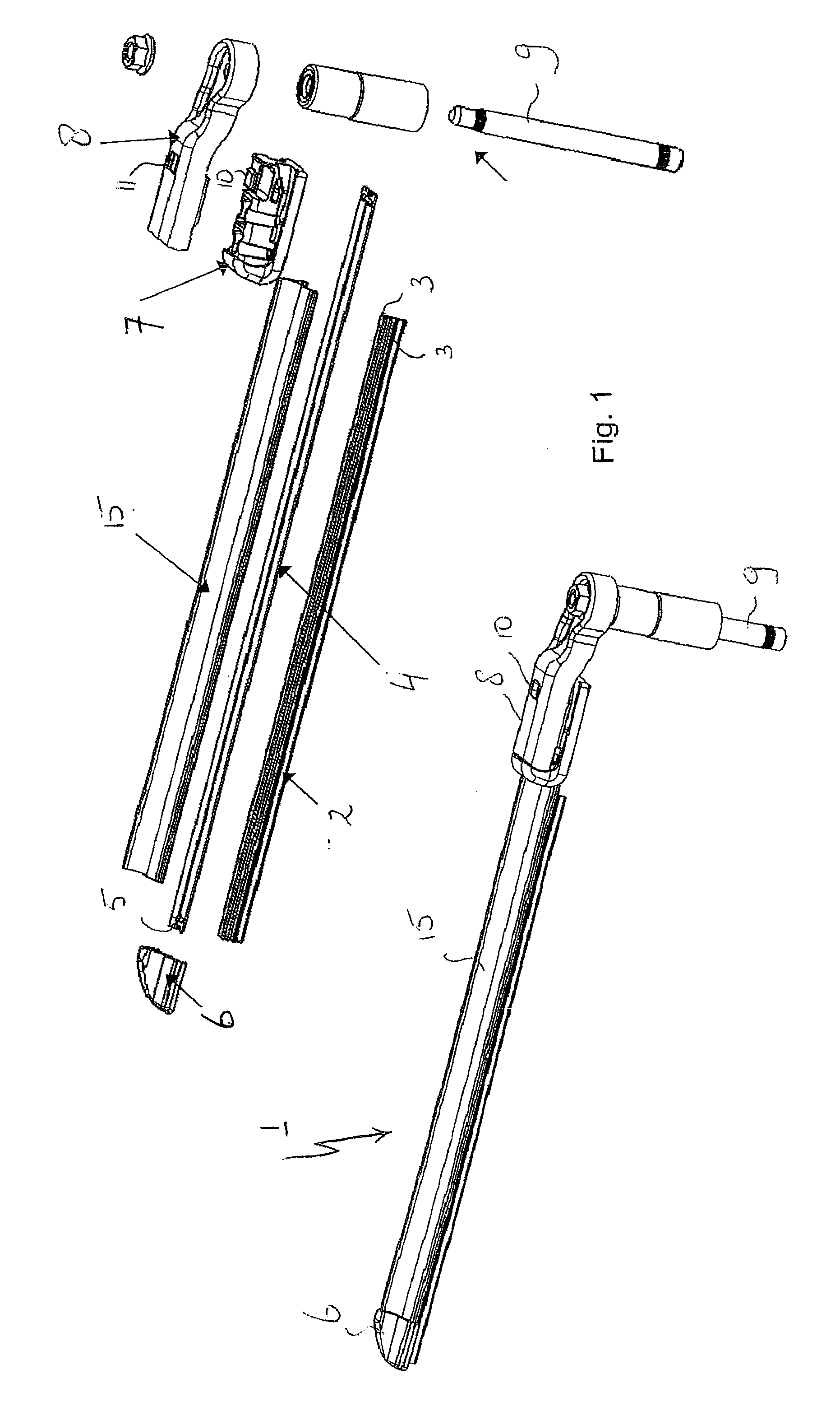 Windscreen wiper device