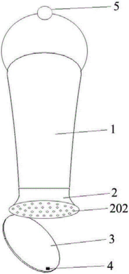 Bottle body structure capable of controlling water drainage