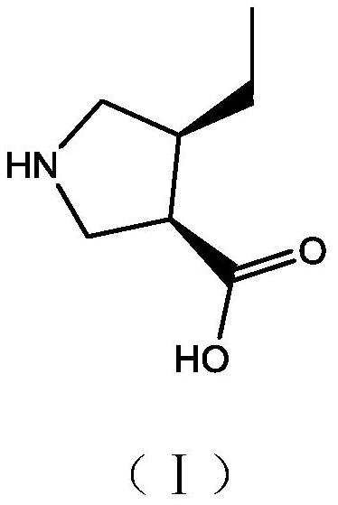 A kind of preparation method and application of (3r,4s)-4-ethylpyrrolidine-3-carboxylic acid compound