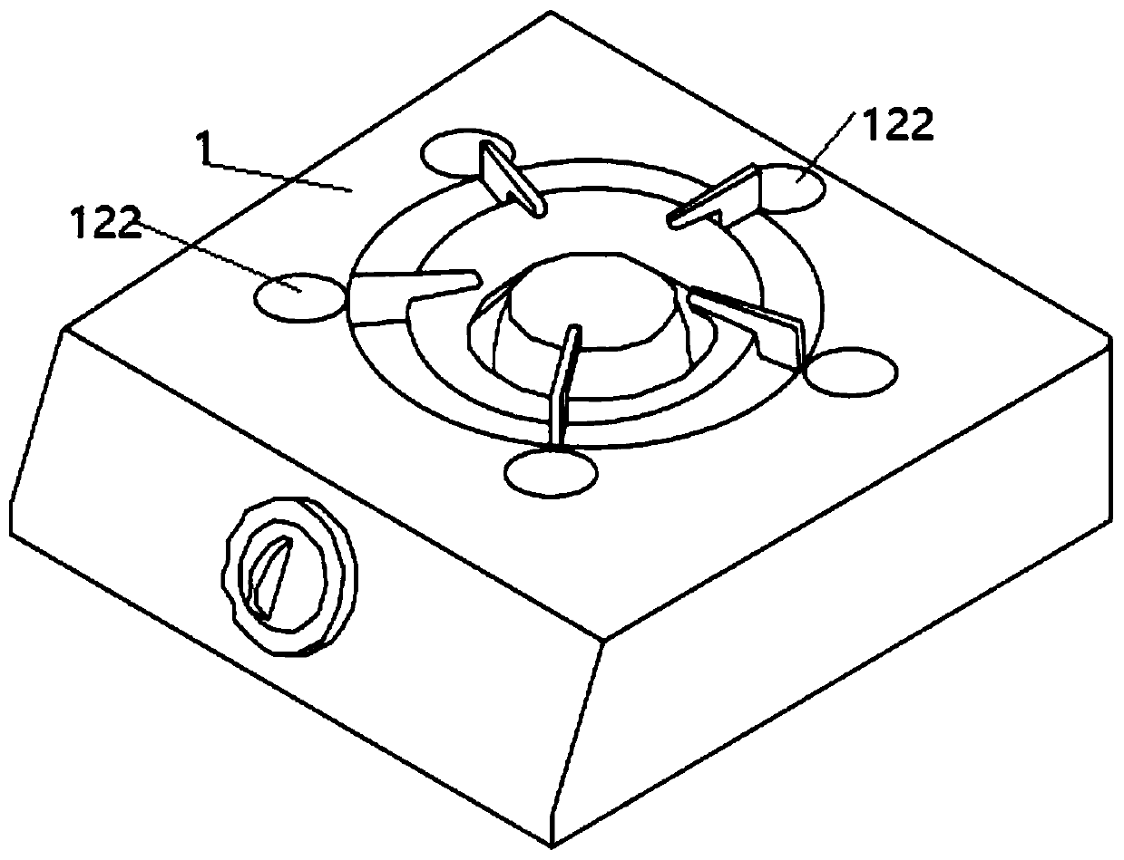 Gas stove device and method