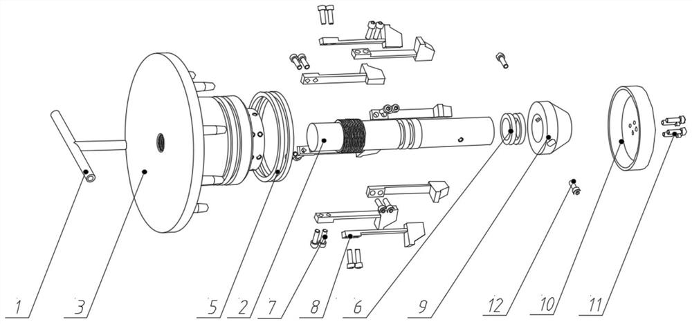 A vertical inner locking pressure cap