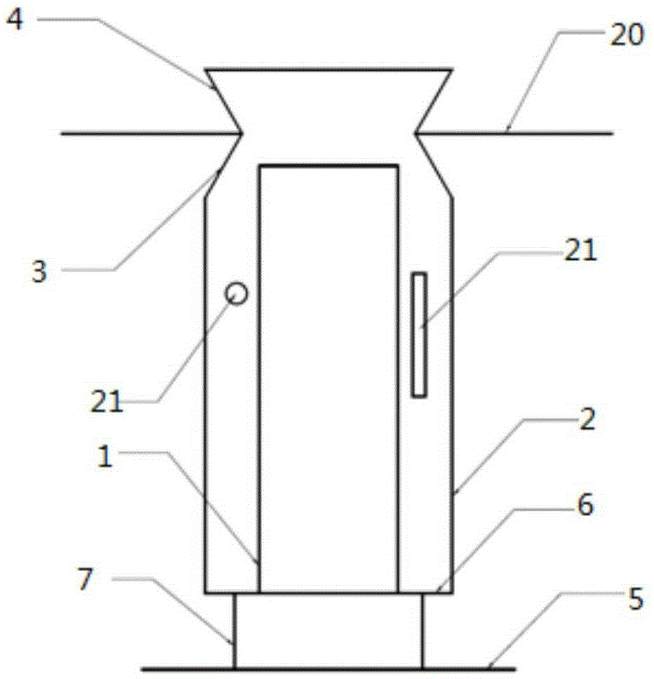 Upflow distributor and upflow reactor