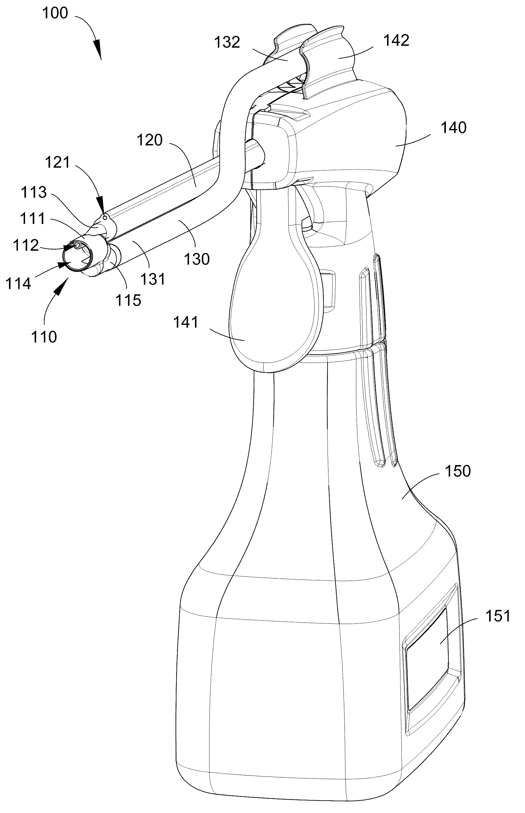 Body cavity irrigation device