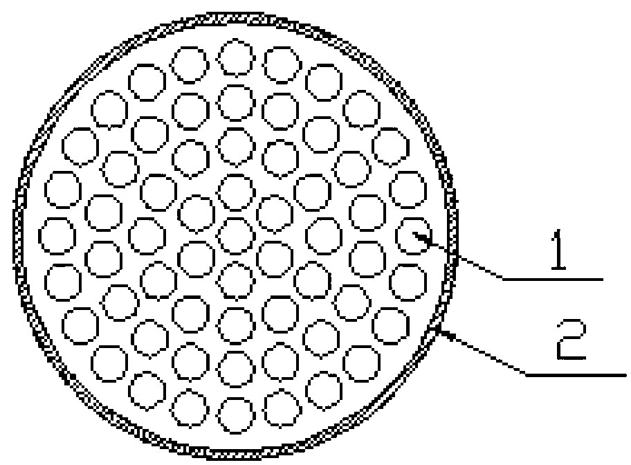 Fuel component and fixing method for liquid heavy metal cooling reactor