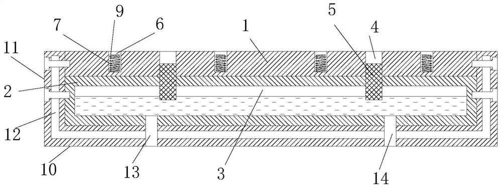 A vulcanization constant temperature heating platform