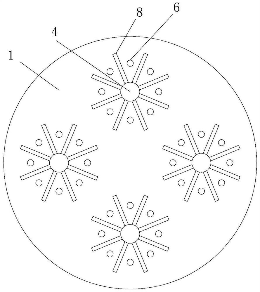 A vulcanization constant temperature heating platform