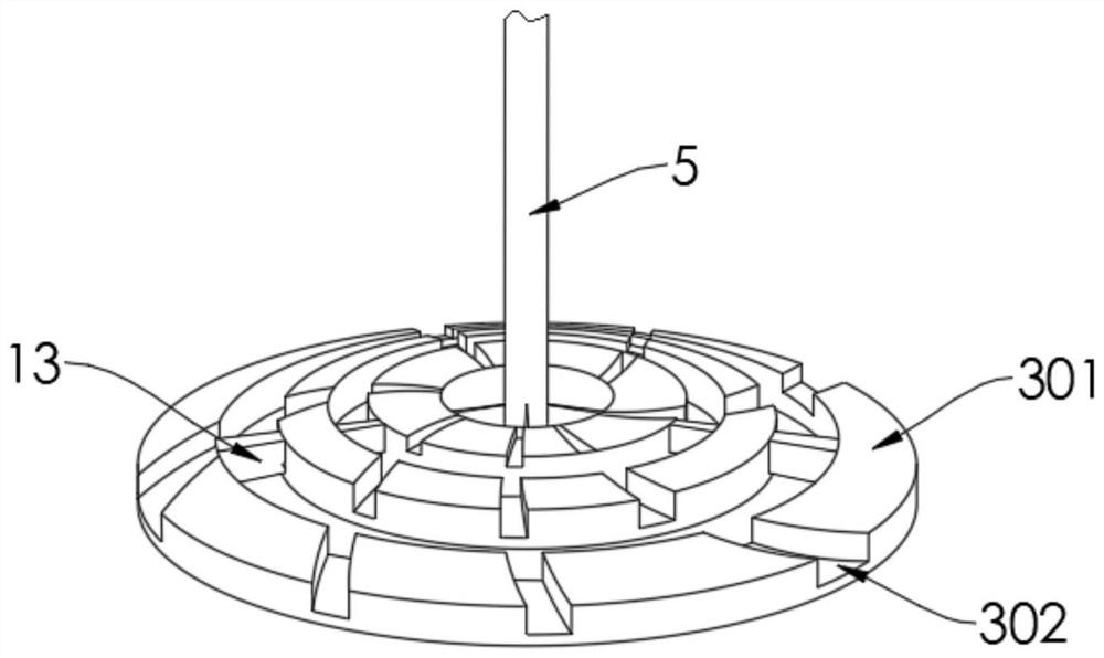 Efficient water distribution spray head for cooling tower