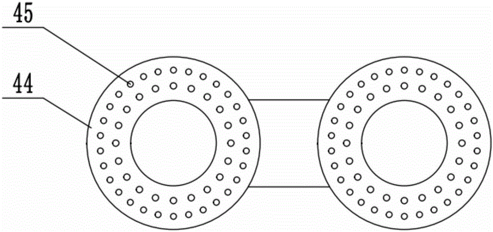 Booster-type discharge flue waste heat recycling device