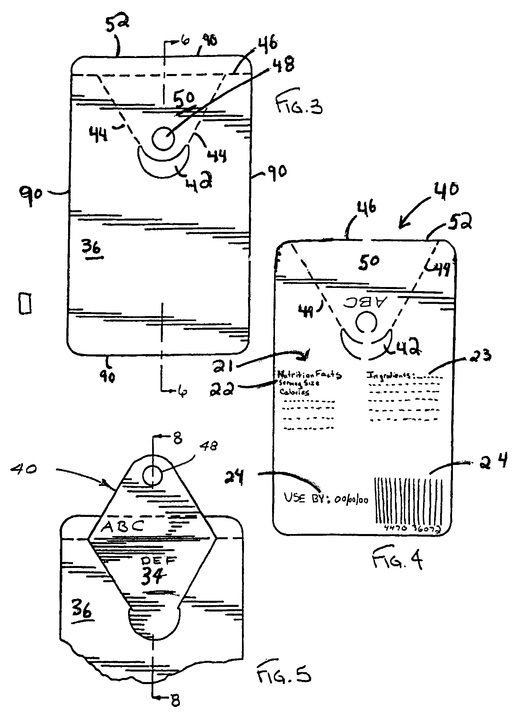 Hanger and backcard for packages