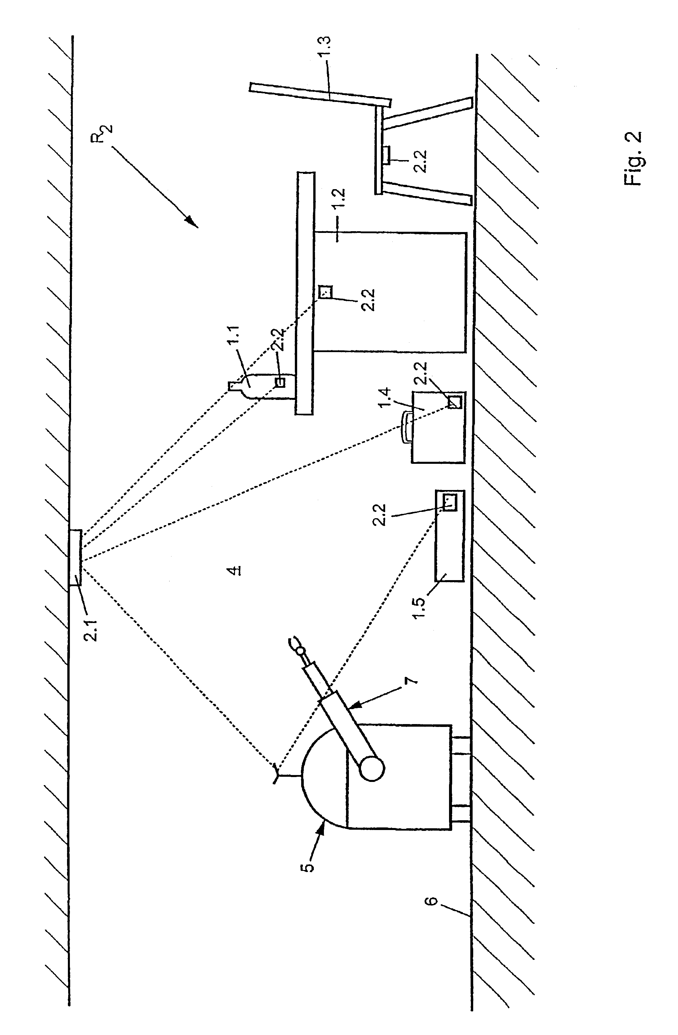 Method for recognition determination and localization of at least one arbitrary object or space