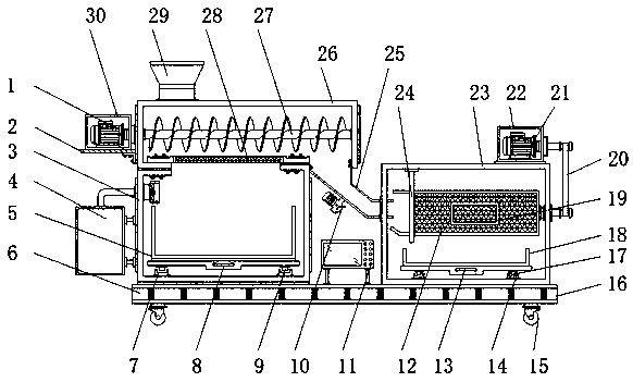 Screening device used in metal mining for collecting metal ore