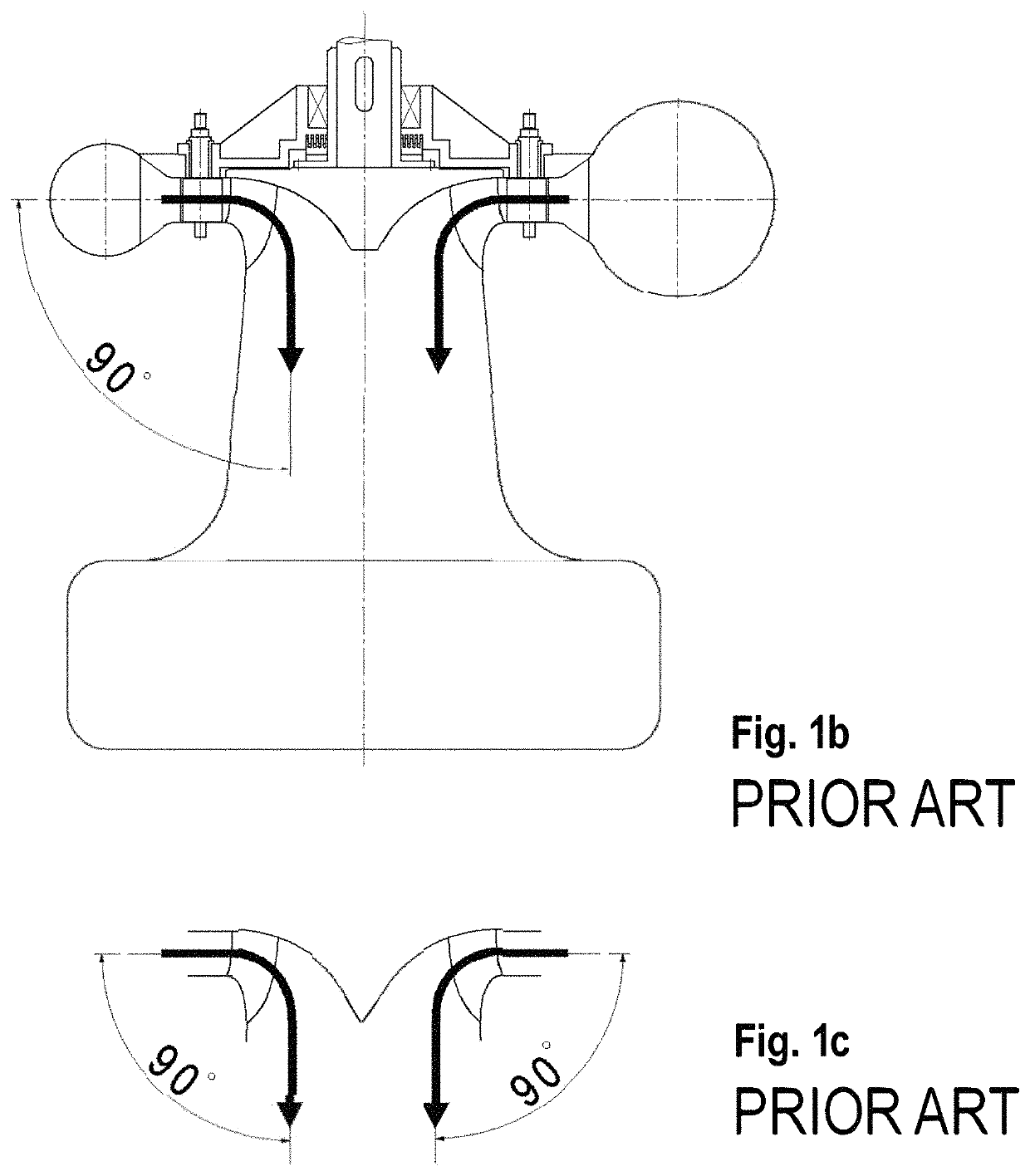 Reversible pump-turbine installation