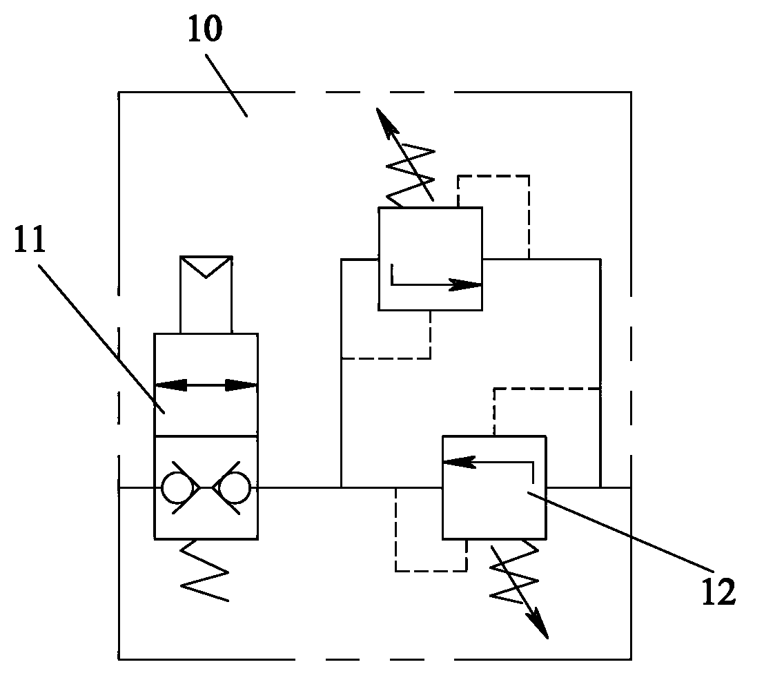 Pressure balancing device, hydro-pneumatic suspension automatic leveling system and engineering vehicle