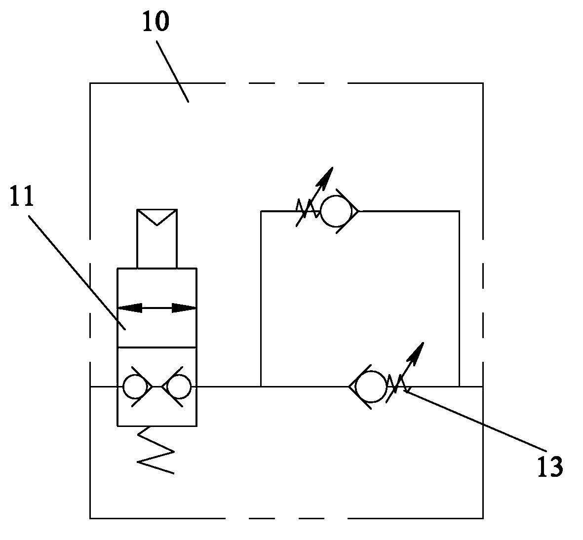 Pressure balancing device, hydro-pneumatic suspension automatic leveling system and engineering vehicle